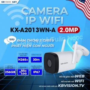 CAMERA IP WIFI 2.0MP KBVISION KX-A2013WN-A NGOÀI TRỜI giá rẻ bảo hành 24 tháng